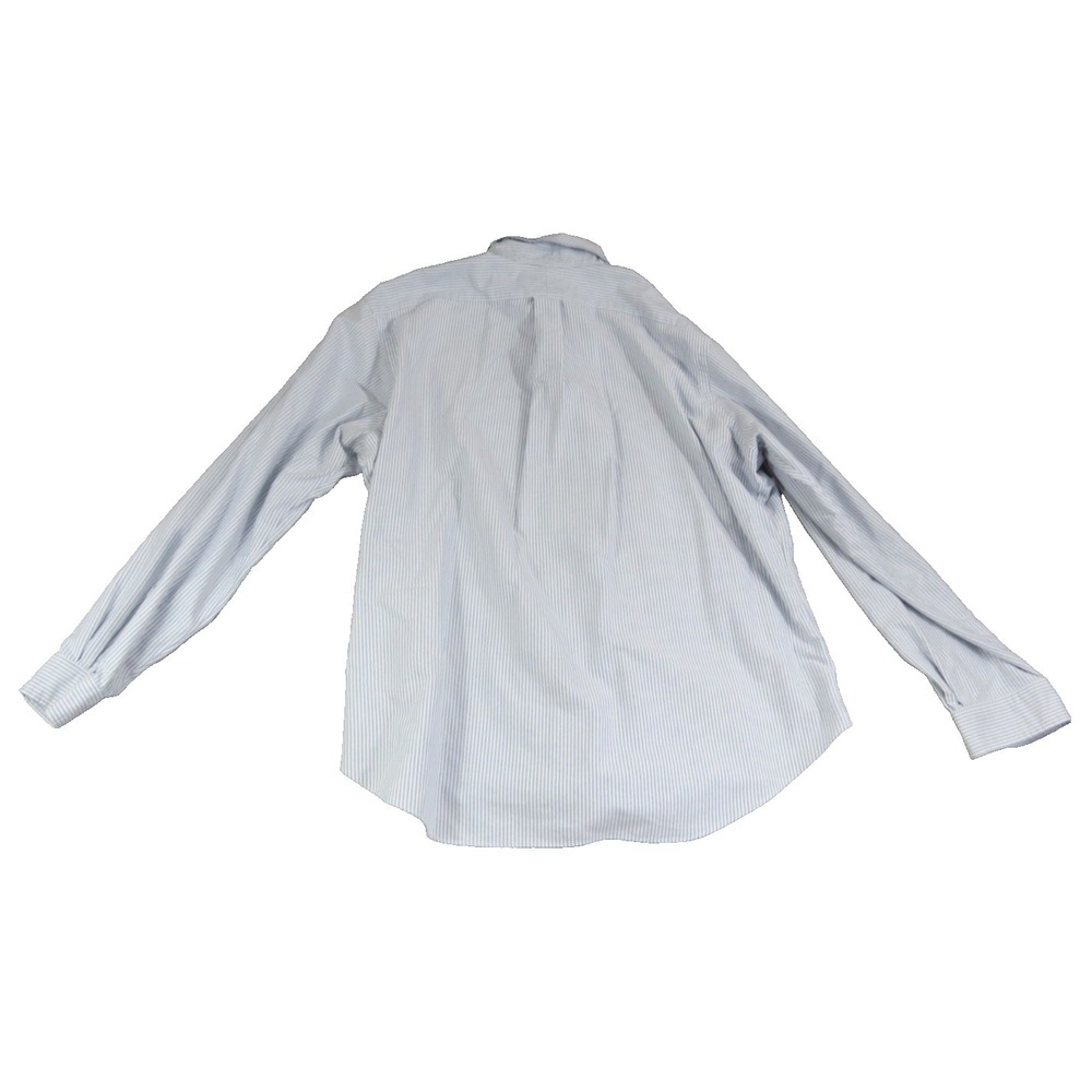 Ralph Lauren XXL Blue Stripe Classic Fit Button Down Shirt Pony Logo - Picture 7 of 9